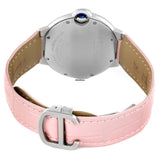  Shop Authentic Cartier Ballon Bleu De Cartier Pink Dial Pink Leather Strap Watch for Women - WSBB0007 - Luxxuri