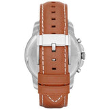  Shop Authentic Fossil Grant Chronograph Blue Dial Brown Leather Strap Watch for Men - FS5184 - Luxxuri