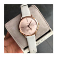  Shop Authentic Michael Kors Portia Rose Gold Dial White Leather Strap Watch For Women - MK2660 - Luxxuri
