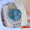  Shop Authentic Omega De Ville Prestige Co-Axial Blue Dial Silver Steel Strap Watch for Men - 424.10.40.20.03.002 - Luxxuri