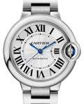  Shop Authentic Cartier Ballon Bleu De Cartier Silver Dial Silver Steel Strap Watch for Women - WSBB0044 - Luxxuri