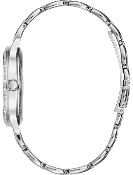  Shop Authentic Guess Ethereal Diamonds Silver Dial Silver Steel Strap Watch for Women - W1013L1 - Luxxuri