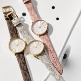  Shop Authentic Michael Kors Pyper Quartz Silver Dial White Leather Strap Watch For Women - MK2858 - Luxxuri