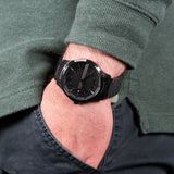  Shop Authentic Armani Exchange Hampton Chronograph Black Dial Black Steel Strap Watch For Men - AX2104 - Luxxuri