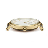 Shop Authentic Daniel Wellington Classic Petite Evergold White Dial Gold Mesh Bracelet Watch For Women - DW00100350 - Luxxuri