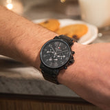  Shop Authentic Tommy Hilfiger Daniel Black Dial Black Steel Strap Watch for Men - 1710383 - Luxxuri