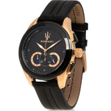  Shop Authentic Maserati Traguardo 45mm Black Dial Watch Black Strap For Men - R8871612025 - Luxxuri