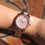  Shop Authentic Michael Kors Tibby Multifunction Rose Gold Dial Rose Gold Steel Strap Watch For Women - MK6928 - Luxxuri