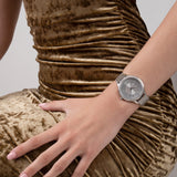  Shop Authentic Guess Soiree Diamonds Silver Dial Silver Mesh Bracelet Watch for Women - GW0402L1 - Luxxuri