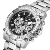  Shop Authentic Guess Trophy Chronograph Diamonds Black Dial Silver Steel Strap Watch for Men - GW0390G1 - Luxxuri