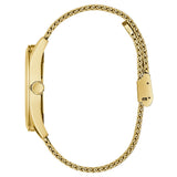  Shop Authentic Guess Richmond Gold Dial Gold Mesh Bracelet Watch for Men - W1263G2 - Luxxuri