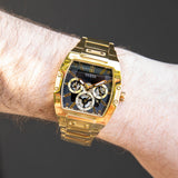  Shop Authentic Guess Phoenix Multi Function Green Dial Gold Steel Strap Watch for Men - GW0456G3 - Luxxuri