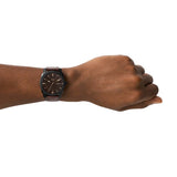  Shop Authentic Fossil Machine Black Dial Black Steel Strap Watch for Men - FS4775 - Luxxuri