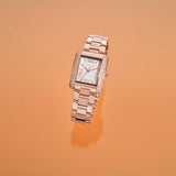  Shop Authentic Michael Kors Emery Three-Hand Crystals Silver Dial Rose Gold Steel Strap Watch for Women - MK4641 - Luxxuri