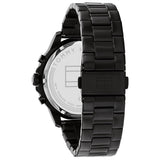  Shop Authentic Tommy Hilfiger Henry Chronograph Black Dial Black Steel Strap Watch For Men - 1710478 - Luxxuri