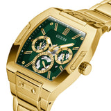  Shop Authentic Guess Phoenix Multi Function Green Dial Gold Steel Strap Watch for Men - GW0456G3 - Luxxuri