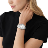  Shop Authentic Michael Kors Tibby Chronograph Silver Dial Silver Steel Strap Watch For Women - MK7294 - Luxxuri