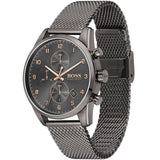  Shop Authentic Hugo Boss Skymaster Grey Dial Grey Mesh Bracelet Watch for Men - 1513837 - Luxxuri