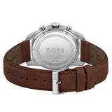  Shop Authentic Hugo Boss Skymaster Blue Dial Brown Leather Strap Watch for Men - 1513940 - Luxxuri