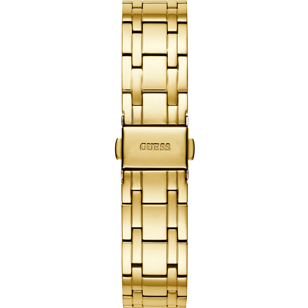  Shop Authentic Guess Cosmo Diamonds Green Dial Gold Steel Strap Watch for Women - GW0033L8 - Luxxuri