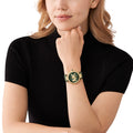  Shop Authentic Michael Kors Parker Green Dial Green Leather Strap Watch For Women - MK4724 - Luxxuri