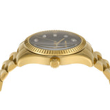  Shop Authentic Michael Kors Lexington Three Hand Green Dial Gold Steel Strap Watch For Women - MK7449 - Luxxuri