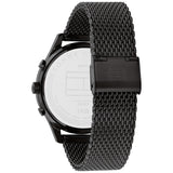  Shop Authentic Tommy Hilfiger Weston Chronograph Black Dial Black Mesh Bracelet Watch For Men - 1710505 - Luxxuri