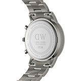 Shop Authentic Daniel Wellington Iconic Link Chronograph Grey Dial Grey Steel Strap Watch for Men - DW00100643 - Luxxuri