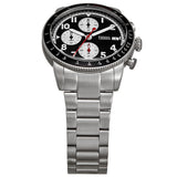  Shop Authentic Fossil Sport Tourer Chronograph Black Dial Silver Steel Strap Watch for Men - FS6045 - Luxxuri