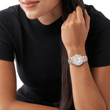  Shop Authentic Michael Kors Lauryn Mother of Pearl Dial Two Tone Steel Strap Watch For Women - MK3979 - Luxxuri