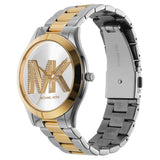  Shop Authentic Michael Kors Slim Runway Three Hand Silver Dial Two Tone Steel Strap Watch For Women - MK4735 - Luxxuri