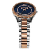  Shop Authentic Michael Kors Lauryn Three-Hand Blue Dial Two Tone Steel Strap Watch for Women - MK4738 - Luxxuri