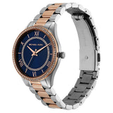  Shop Authentic Michael Kors Lauryn Three-Hand Blue Dial Two Tone Steel Strap Watch for Women - MK4738 - Luxxuri