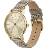  Shop Authentic Armani Exchange Lola Analog Gold Dial Gold Mesh Strap Watch For Women - AX5536 - Luxxuri