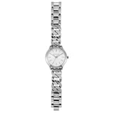  Shop Authentic Michael Kors Runway Three-Hand Silver Dial Silver Steel Strap Watch for Women - MK7474 - Luxxuri