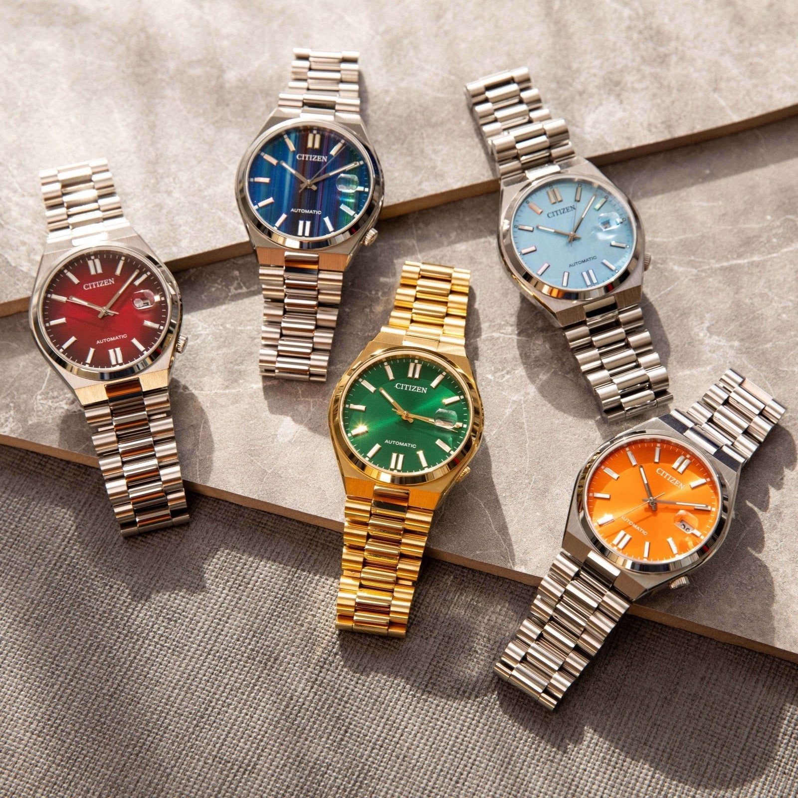  Shop Authentic Citizen Tsuyosa Automatic Blue Dial Silver Steel Strap Watch For Men - NJ0150-81L - Luxxuri