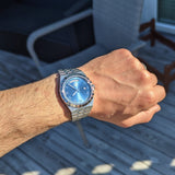  Shop Authentic Tudor Royal Automatic Blue Dial Silver Steel Strap Watch for Men - M28600-0005 - Luxxuri