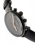  Shop Authentic Calvin Klein High Noon Black Dial Black Leather Strap Watch for Men - K8M274CB - Luxxuri