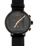  Shop Authentic Calvin Klein High Noon Black Dial Black Leather Strap Watch for Men - K8M274CB - Luxxuri