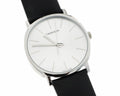  Shop Authentic Calvin Klein Posh Silver Dial Black Leather Strap Watch for Men - K8Q311C6 - Luxxuri