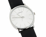  Shop Authentic Calvin Klein Posh Silver Dial Black Leather Strap Watch for Men - K8Q311C6 - Luxxuri