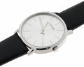  Shop Authentic Calvin Klein Posh Silver Dial Black Leather Strap Watch for Men - K8Q311C6 - Luxxuri