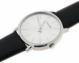  Shop Authentic Calvin Klein Posh Silver Dial Black Leather Strap Watch for Men - K8Q311C6 - Luxxuri