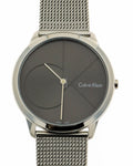  Shop Authentic Calvin Klein Minimal Black Dial Silver Mesh Bracelet Watch for Men - K3M21123 - Luxxuri