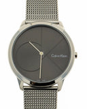 Shop Authentic Calvin Klein Minimal Black Dial Silver Mesh Bracelet Watch for Men - K3M21123 - Luxxuri