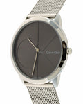  Shop Authentic Calvin Klein Minimal Black Dial Silver Mesh Bracelet Watch for Men - K3M21123 - Luxxuri