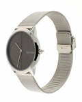  Shop Authentic Calvin Klein Minimal Black Dial Silver Mesh Bracelet Watch for Women - K3M22123 - Luxxuri