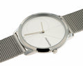  Shop Authentic Calvin Klein Minimal Silver Dial Silver Mesh Bracelet Watch for Men - K3M2112Z - Luxxuri