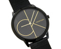  Shop Authentic Calvin Klein Minimal Black Dial Black Mesh Bracelet Watch for Men - K3M214X1 - Luxxuri