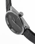  Shop Authentic Calvin Klein Accent Black Dial Black Leather Strap Watch for Women  - K2Y2Y1C3 - Luxxuri